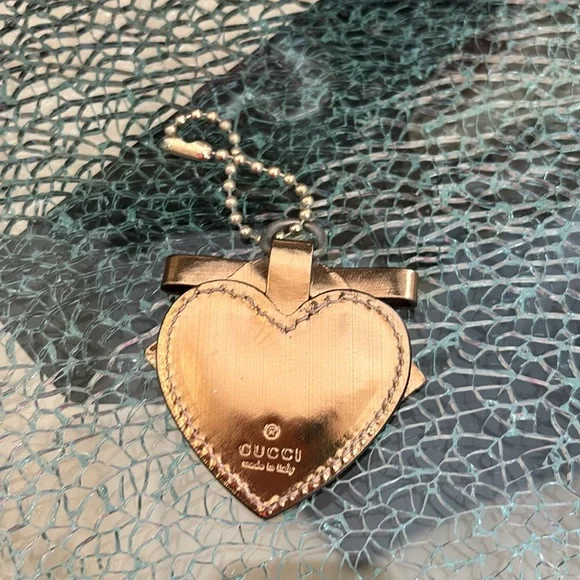 GUCCI GG C Canvas Limited Edition Heart Pattern Boston Bag Brown Leather NWOT - Picture 15 of 15